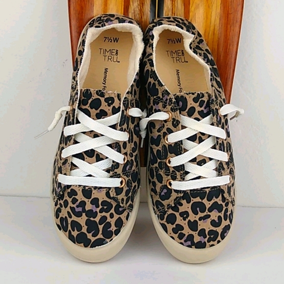 ❤️ BUNDLE ONLY ❤️ Leopard Print Classic No Tie Comfort Fit Tennis - Picture 9 of 12